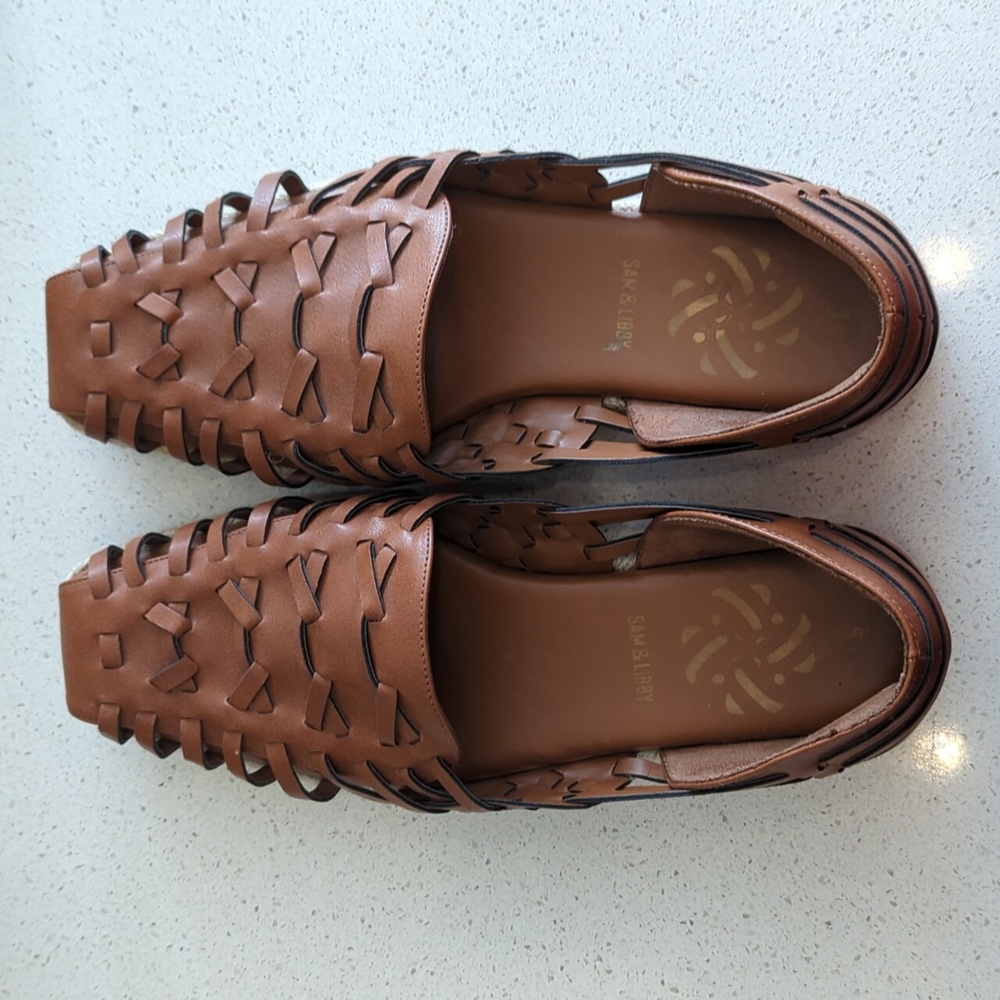 Sam & Libby - Asha Espadrilles in Saddle (9.5)